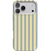image:imageCasely iPhone 17 Pro Max Case  Marina Lines  Tiny Pinstripe  Compatible with MagSafe  Classic Ultra Thin DesignCoastline Stripes  Blue  Yellow