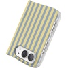 image:imageCasely iPhone 17 Pro Max Case  Marina Lines  Tiny Pinstripe  Compatible with MagSafe  Classic Ultra Thin DesignCoastline Stripes  Blue  Yellow