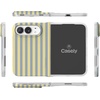 image:imageCasely iPhone 17 Pro Max Case  Marina Lines  Tiny Pinstripe  Compatible with MagSafe  Classic Ultra Thin DesignCoastline Stripes  Blue  Yellow
