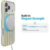 image:imageCasely iPhone 17 Pro Max Case  Marina Lines  Tiny Pinstripe  Compatible with MagSafe  Classic Ultra Thin DesignCoastline Stripes  Blue  Yellow