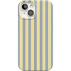 image:imageCasely iPhone 17 Pro Max Case  Marina Lines  Tiny Pinstripe  Compatible with MagSafe  Classic Ultra Thin DesignCoastline Stripes  Blue  Yellow