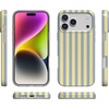 image:imageCasely iPhone 17 Pro Max Case  Marina Lines  Tiny Pinstripe  Compatible with MagSafe  Classic Ultra Thin DesignCoastline Stripes  Blue  Yellow