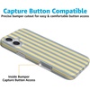 image:imageCasely iPhone 17 Pro Max Case  Marina Lines  Tiny Pinstripe  Compatible with MagSafe  Classic Ultra Thin DesignCoastline Stripes  Blue  Yellow