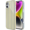 image:imageCasely iPhone 17 Pro Max Case  Marina Lines  Tiny Pinstripe  Compatible with MagSafe  Classic Ultra Thin DesignCoastline Stripes  Blue  Yellow