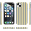 image:imageCasely iPhone 17 Pro Max Case  Marina Lines  Tiny Pinstripe  Compatible with MagSafe  Classic Ultra Thin DesignCoastline Stripes  Blue  Yellow