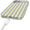 image:imageCasely iPhone 17 Pro Max Case  Marina Lines  Tiny Pinstripe  Compatible with MagSafe  Classic Ultra Thin DesignCoastline Stripes  Blue  Yellow