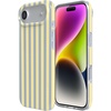 image:imageCasely iPhone 17 Pro Max Case  Marina Lines  Tiny Pinstripe  Compatible with MagSafe  Classic Ultra Thin DesignCoastline Stripes  Blue  Yellow