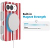 image:imageCasely iPhone 17 Pro Max Case  Marina Lines  Tiny Pinstripe  Compatible with MagSafe  Classic Ultra Thin DesignEast Coast Summer  Red Stripes