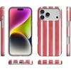 image:imageCasely iPhone 17 Pro Max Case  Marina Lines  Tiny Pinstripe  Compatible with MagSafe  Classic Ultra Thin DesignEast Coast Summer  Red Stripes