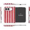 image:imageCasely iPhone 17 Pro Max Case  Marina Lines  Tiny Pinstripe  Compatible with MagSafe  Classic Ultra Thin DesignEast Coast Summer  Red Stripes