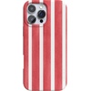 image:imageCasely iPhone 17 Pro Max Case  Marina Lines  Tiny Pinstripe  Compatible with MagSafe  Classic Ultra Thin DesignEast Coast Summer  Red Stripes