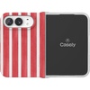 image:imageCasely iPhone 17 Pro Max Case  Marina Lines  Tiny Pinstripe  Compatible with MagSafe  Classic Ultra Thin DesignEast Coast Summer  Red Stripes