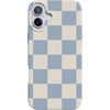image:imageCasely iPhone 17 Pro Max Case  Marina Lines  Tiny Pinstripe  Compatible with MagSafe  Classic Ultra Thin DesignFit Check  Light Blue Checkerboard