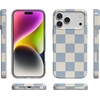 image:imageCasely iPhone 17 Pro Max Case  Marina Lines  Tiny Pinstripe  Compatible with MagSafe  Classic Ultra Thin DesignFit Check  Light Blue Checkerboard