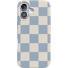 image:imageCasely iPhone 17 Pro Max Case  Marina Lines  Tiny Pinstripe  Compatible with MagSafe  Classic Ultra Thin DesignFit Check  Light Blue Checkerboard