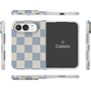 image:imageCasely iPhone 17 Pro Max Case  Marina Lines  Tiny Pinstripe  Compatible with MagSafe  Classic Ultra Thin DesignFit Check  Light Blue Checkerboard