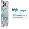 image:imageCasely iPhone 17 Pro Max Case  Marina Lines  Tiny Pinstripe  Compatible with MagSafe  Classic Ultra Thin DesignFit Check  Light Blue Checkerboard