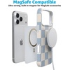 image:imageCasely iPhone 17 Pro Max Case  Marina Lines  Tiny Pinstripe  Compatible with MagSafe  Classic Ultra Thin DesignFit Check  Light Blue Checkerboard