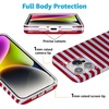 image:imageCasely iPhone 17 Pro Max Case  Marina Lines  Tiny Pinstripe  Compatible with MagSafe  Classic Ultra Thin DesignHarbor Stripe  Dockside