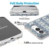 image:imageCasely iPhone 17 Pro Max Case  Marina Lines  Tiny Pinstripe  Compatible with MagSafe  Classic Ultra Thin DesignSeahorse Drift  Coastal Blues