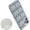 image:imageCasely iPhone 17 Pro Max Case  Marina Lines  Tiny Pinstripe  Compatible with MagSafe  Classic Ultra Thin DesignSeahorse Drift  Coastal Blues