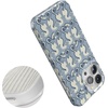 image:imageCasely iPhone 17 Pro Max Case  Marina Lines  Tiny Pinstripe  Compatible with MagSafe  Classic Ultra Thin DesignSeahorse Drift  Coastal Blues
