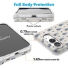 image:imageCasely iPhone 17 Pro Max Case  Marina Lines  Tiny Pinstripe  Compatible with MagSafe  Classic Ultra Thin DesignSeaside Stitch  Vintage Roses