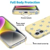 image:imageCasely iPhone 17 Pro Max Case  Marina Lines  Tiny Pinstripe  Compatible with MagSafe  Classic Ultra Thin DesignShine Bright  Butter Yellow Stars