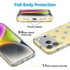 image:imageCasely iPhone 17 Pro Max Case  Marina Lines  Tiny Pinstripe  Compatible with MagSafe  Classic Ultra Thin DesignShine Bright  Butter Yellow Stars