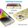 image:imageCasely iPhone 17 Pro Max Case  Marina Lines  Tiny Pinstripe  Compatible with MagSafe  Classic Ultra Thin DesignShine Bright  Butter Yellow Stars