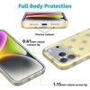 image:imageCasely iPhone 17 Pro Max Case  Marina Lines  Tiny Pinstripe  Compatible with MagSafe  Classic Ultra Thin DesignShine Bright  Butter Yellow Stars