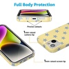 image:imageCasely iPhone 17 Pro Max Case  Marina Lines  Tiny Pinstripe  Compatible with MagSafe  Classic Ultra Thin DesignShine Bright  Butter Yellow Stars