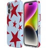image:imageCasely iPhone 17 Pro Max Case  Marina Lines  Tiny Pinstripe  Compatible with MagSafe  Classic Ultra Thin DesignStars Align  Blue  Red Stars