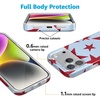 image:imageCasely iPhone 17 Pro Max Case  Marina Lines  Tiny Pinstripe  Compatible with MagSafe  Classic Ultra Thin DesignStars Align  Blue  Red Stars