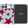 image:imageCasely iPhone 17 Pro Max Case  Marina Lines  Tiny Pinstripe  Compatible with MagSafe  Classic Ultra Thin DesignStars Align  Blue  Red Stars