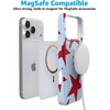 image:imageCasely iPhone 17 Pro Max Case  Marina Lines  Tiny Pinstripe  Compatible with MagSafe  Classic Ultra Thin DesignStars Align  Blue  Red Stars