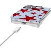 image:imageCasely iPhone 17 Pro Max Case  Marina Lines  Tiny Pinstripe  Compatible with MagSafe  Classic Ultra Thin DesignStars Align  Blue  Red Stars