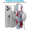 image:imageCasely iPhone 17 Pro Max Case  Marina Lines  Tiny Pinstripe  Compatible with MagSafe  Classic Ultra Thin DesignStars Align  Blue  Red Stars