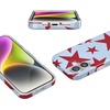 image:imageCasely iPhone 17 Pro Max Case  Marina Lines  Tiny Pinstripe  Compatible with MagSafe  Classic Ultra Thin DesignStars Align  Blue  Red Stars