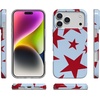 image:imageCasely iPhone 17 Pro Max Case  Marina Lines  Tiny Pinstripe  Compatible with MagSafe  Classic Ultra Thin DesignStars Align  Blue  Red Stars