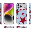 image:imageCasely iPhone 17 Pro Max Case  Marina Lines  Tiny Pinstripe  Compatible with MagSafe  Classic Ultra Thin DesignStars Align  Blue  Red Stars