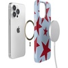 image:imageCasely iPhone 17 Pro Max Case  Marina Lines  Tiny Pinstripe  Compatible with MagSafe  Classic Ultra Thin DesignStars Align  Blue  Red Stars