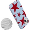 image:imageCasely iPhone 17 Pro Max Case  Marina Lines  Tiny Pinstripe  Compatible with MagSafe  Classic Ultra Thin DesignStars Align  Blue  Red Stars