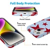 image:imageCasely iPhone 17 Pro Max Case  Marina Lines  Tiny Pinstripe  Compatible with MagSafe  Classic Ultra Thin DesignStars Align  Blue  Red Stars