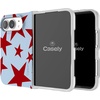 image:imageCasely iPhone 17 Pro Max Case  Marina Lines  Tiny Pinstripe  Compatible with MagSafe  Classic Ultra Thin DesignStars Align  Blue  Red Stars