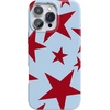 image:imageCasely iPhone 17 Pro Max Case  Marina Lines  Tiny Pinstripe  Compatible with MagSafe  Classic Ultra Thin DesignStars Align  Blue  Red Stars