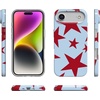 image:imageCasely iPhone 17 Pro Max Case  Marina Lines  Tiny Pinstripe  Compatible with MagSafe  Classic Ultra Thin DesignStars Align  Blue  Red Stars