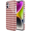 image:imageCasely iPhone 17 Pro Max Case  Marina Lines  Tiny Pinstripe  Compatible with MagSafe  Classic Ultra Thin DesignSweet Jam  Red Gingham
