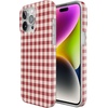 image:imageCasely iPhone 17 Pro Max Case  Marina Lines  Tiny Pinstripe  Compatible with MagSafe  Classic Ultra Thin DesignSweet Jam  Red Gingham
