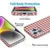image:imageCasely iPhone 17 Pro Max Case  Marina Lines  Tiny Pinstripe  Compatible with MagSafe  Classic Ultra Thin DesignSweet Jam  Red Gingham